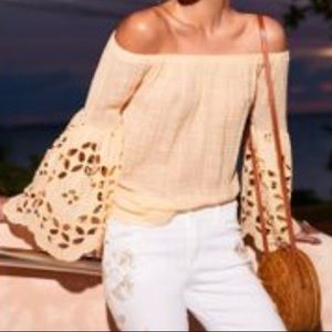 Free people Santorini off the shoulder top